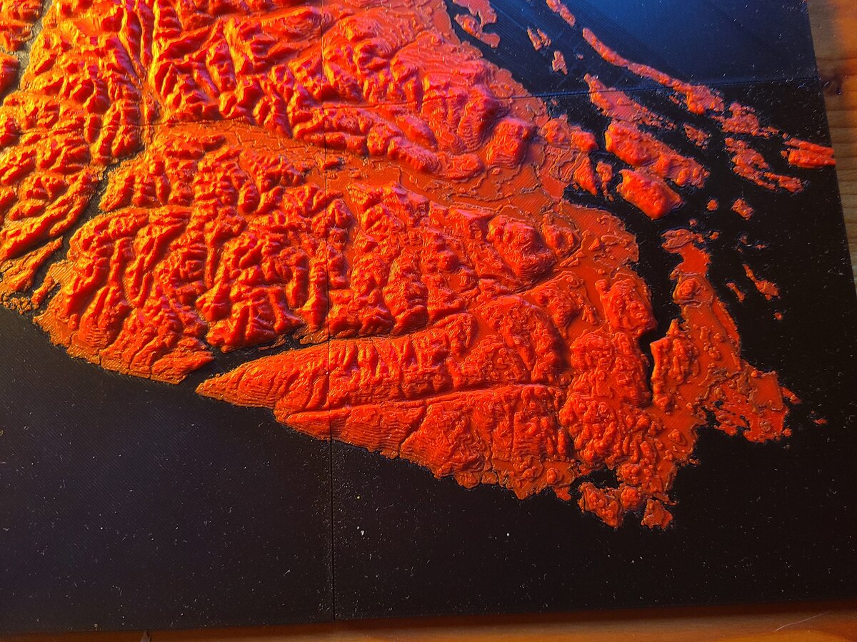 Southern tip detail