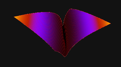 Open valley shape isolated by mean elevation variance, not yet a closed basin